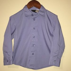 TFW Toddler Boy Blue Dress Shirt Size 4T-5T